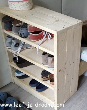 Steigerhouten Schoenenkast